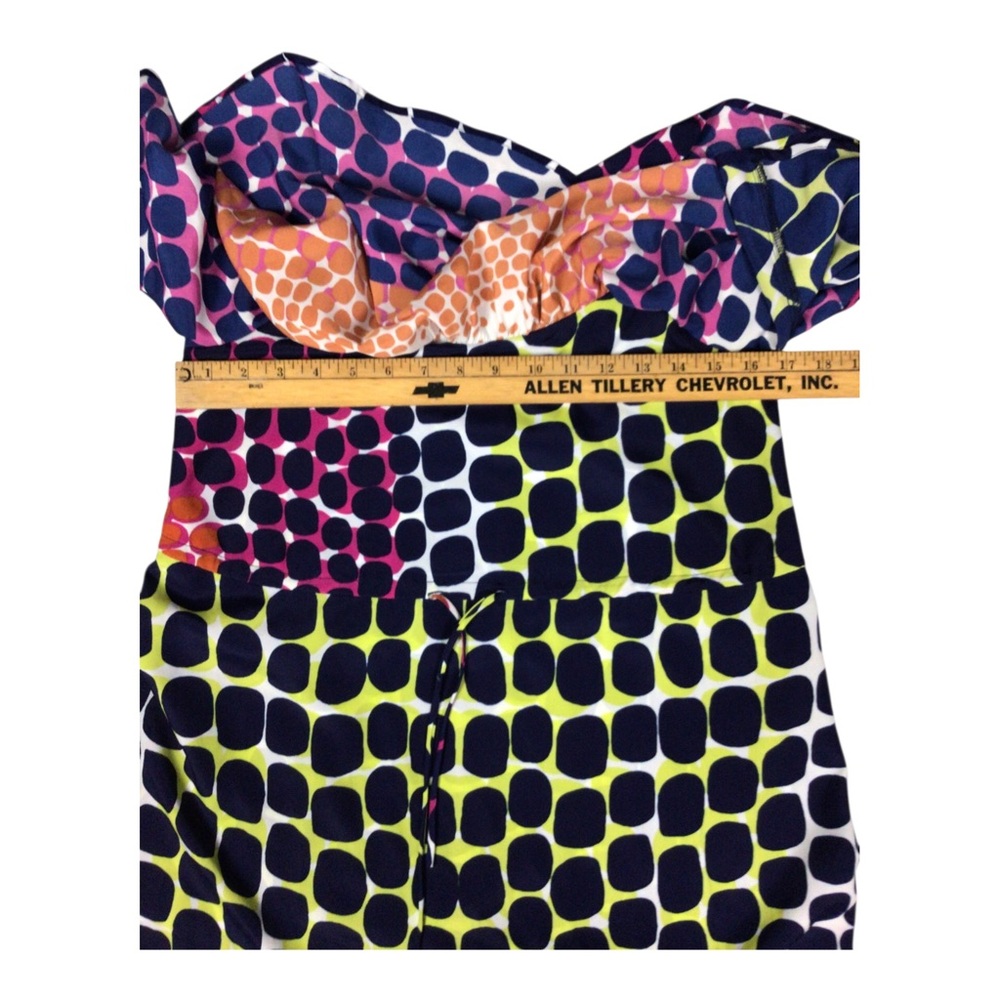 Tiff by Tt Vibrant Dot-Print Spaghetti Strap Maxi Dress Sz Small - Picture 6 of 8